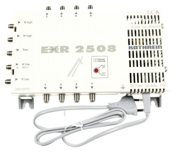 EXR 2508 20510095 MULTISCHALTER 5 AUF 8 5-862 UND 4X950-2150MHZ
