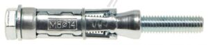 055182 STAHLDÜBEL WEISS VERZINKT M8X70 L50MM BOHRUNG14MM