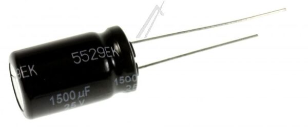 1500UF-25V EEUFR1E152 ELKO RADIAL PAN 105° 12,5X20MM -ROHS-