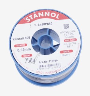 KRISTALL 505 SNPB 60/ 40 53226 LÖTDRAHT Ø 0,32 MM 250 G
