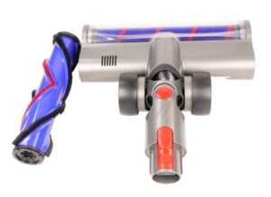 S0268-2 BÜRSTE ELEKTRISCH ROTIEREND ALTERNATIV FÜR DYSON 972182-03 (V7/ V8/ V10/ V11/ V15) MIT LED  EXTRA BÜRSTE (GLATT)