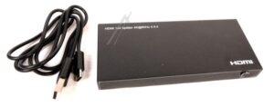 HDMI-SPLITTER 1X4, 4K@60HZ,  HDCP 2.3, EDID-STEUERUNG (KOPIEREN,  AUTO,  DOWNSCALER)