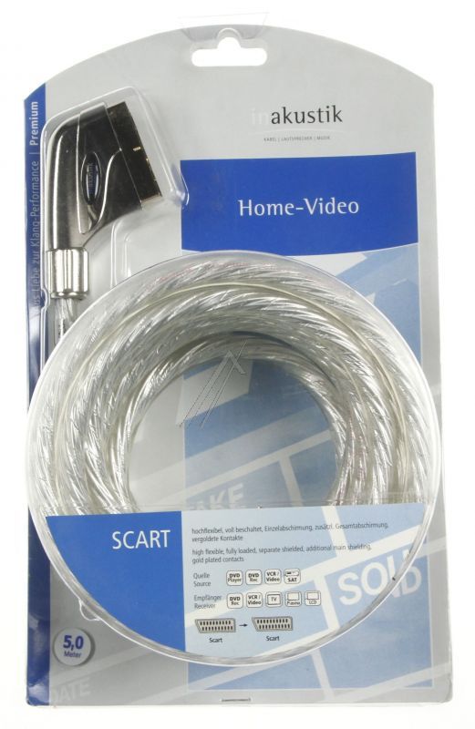 0042205 PREMIUM SCART STECKER/ SCART STECKER 5,0M