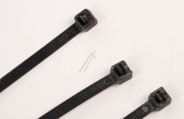 T701224 KABELBINDER WIEDERLÖSBAR 300X4,8MM SCHWARZ 100 STÜCK