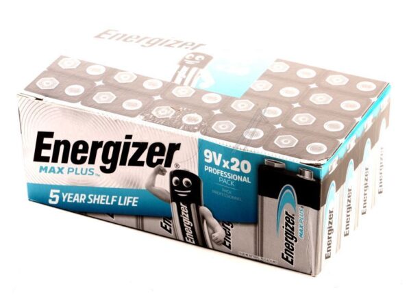 6LR61 E301323207 MAX PLUS,  BATTERIE,  E-BLOCK (9V),  20 STÜCK
