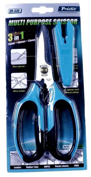 3-IN-1 SR-336 MULTIFUNKCIONALNE MAKAZE 206 MM SA ZAŠTITNOM FUTROLOM