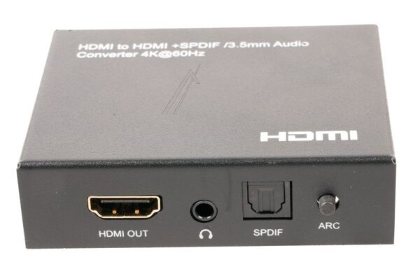 HDMI-AUDIO-EXTRAKTOR MIT SPDIF UND 3,5MM STEREOAUSGANG (ARC-FÄHIG),  UNTERSTÜTZT 4KX2K@60HZ