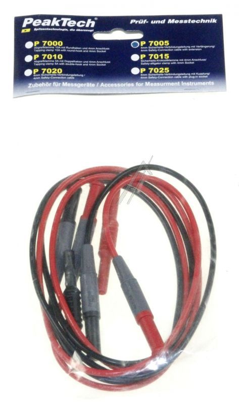 7005 P 7005 PRÜFLEITUNGEN FÜR DIGITAL-MULTIMETER MIT VERLÄNGERUNG