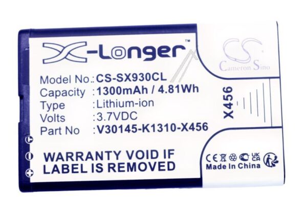 3,7V-1300MAH LI-ION BATERIJA ZA TELEFON ZAMENSKA ZA GIGASET SL930/ SL930A