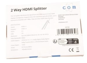 HDMI-SPLITTER 1X2 MIT UNTERSTÜTZUNG FÜR 4K@60HZ,  HDCP 2.3