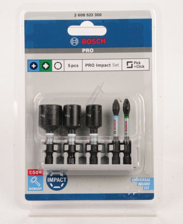 PIC-AND-CLIC 2.608.522.350 IMPACT STECKSCHLÜSSEL 3ST/ 8/ 10/ 13    BITS