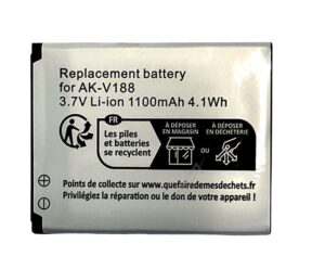 3,7V-1100MAH LI-ION PHONE AKKU ALTERNATIV FÜR EMPORIA TOUCH SMART