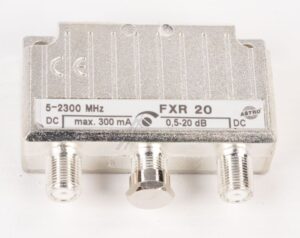 FXR 20 00521361 DÄMPFUNGSREGLER,  DÄMPFUNG 0-20DB,  EIN- UND AUSGANG F-BUCHSE