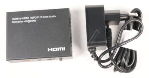 HDMI-AUDIO-EXTRAKTOR MIT SPDIF UND 3,5MM STEREOAUSGANG (ARC-FÄHIG),  UNTERSTÜTZT 4KX2K@60HZ