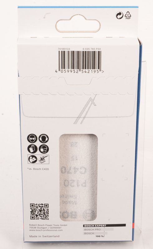 2608900881 SCHLEIFBLATT C470,80X133MM, K120,10X EXPERT