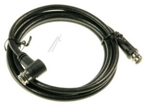 F-ANSCHLUSSKABEL 1,5M CLASS A GERADE/ WINKEL SCHWARZ