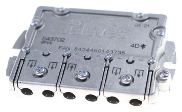 543702 VERTEILER 4-FACH 5-2400MHZ EASY-F 9/ 7,5DB