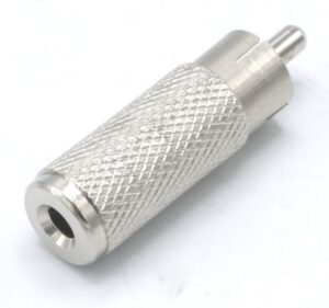 CINCHSTECKER/ KLINKENKUPPLUNG 3,5MM MONO METALL