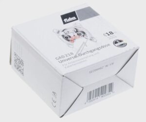 GAD 218 29440235 UNIVERSAL-DURCHGANGSDOSE 2-LOCH 18DB
