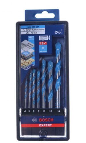 2608900647 CYL-9 MULTICONSTRUCTION BOHRERSET 7-TLG EXPERT,  4/ 5/ 6/ 6/ 8/ 10/ 12MM