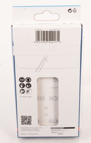 2608900879 SCHLEIFBLATT C470, 80X133MM,  K80, 10X EXPERT