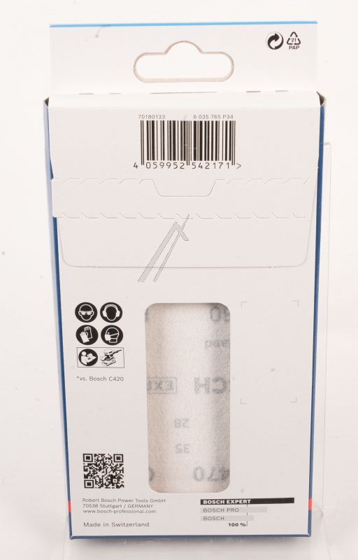 2608900879 SCHLEIFBLATT C470, 80X133MM,  K80, 10X EXPERT