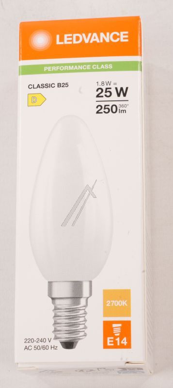 LED CLB25 1.8W LED CLB25 1.8W 827 FILFR E14 P LEDV