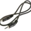 3,5MM-KLINKENSTECKER/ 3,5MM-KLINKENSTECKER 0,5M STEREO SCHWARZ