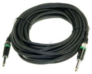 LAUTSPRECHERKABEL 6,3MM MONO KLINKE STECKER/ STECKER,  10M