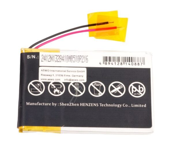 3,7V-550MAH LI-POLYMER HEADSET AKKU FÜR SONY