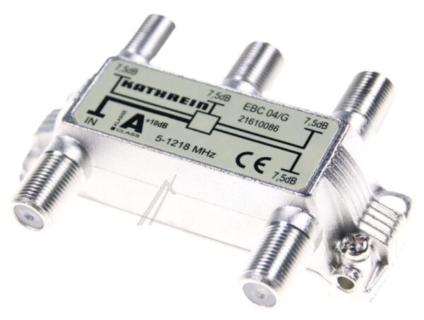 EBC 04/ G 21610086 EBC 04/ G KABEL-TV VERTEILER 4-FACH 5-1218MHZ