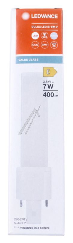 DULUX LED S7 EM DULUX LED S EM & AC NETZ V 3.5W 840 G23