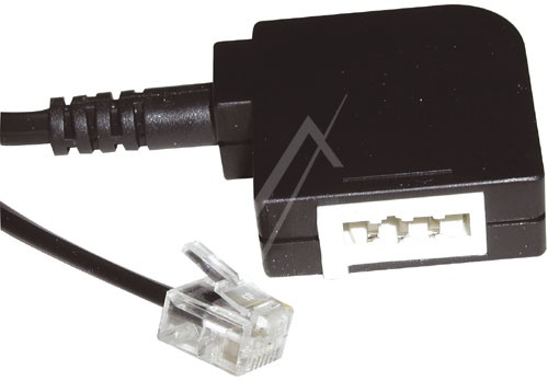 TAE-N-KUPPLUNG/ WESTERN-STECKER 6/ 4 0,2M