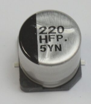 220UF-50V EEEFP1H221AP SMD-ELKO PAN 105° 10X10,2MM