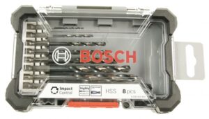2608577146 IMPACT CONTR. SET HSS SPIRALNIH BURGIJA,  8 DELOVA