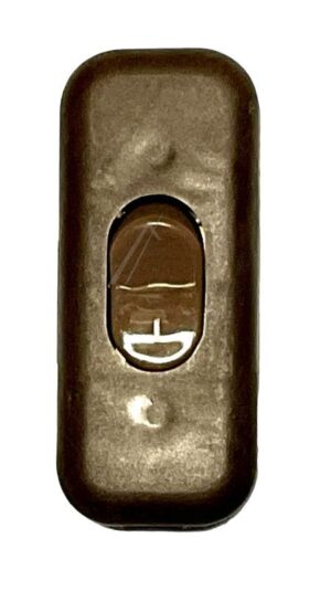 199603 SCHNURSCHALTER BRAUN 2A 1-POLIG