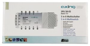 SPU 58-05 SPU05805 MULTISCHALTER 5 IN 8 QUAD-LNB-TAUGLICH