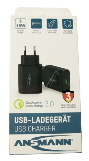 130Q 1001-0099 HOME CHARGER QUALCOMM QUICK CHARGE 3.0 18W