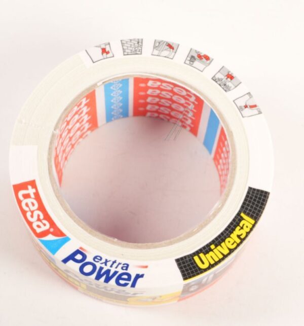 56388-00002 GEWEBEKLEBEBAND EXTRA POWER WEISS 50MM X 25M ROLLE