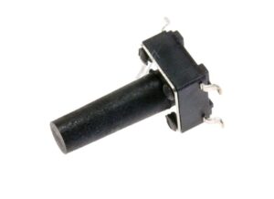 DRUCKTASTER 12V-50MA SMD 6,0X6,0MM DRUCKKNOPFHÖHE 10,0MM