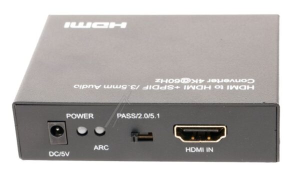 HDMI-AUDIO-EXTRAKTOR MIT SPDIF UND 3,5MM STEREOAUSGANG (ARC-FÄHIG),  UNTERSTÜTZT 4KX2K@60HZ