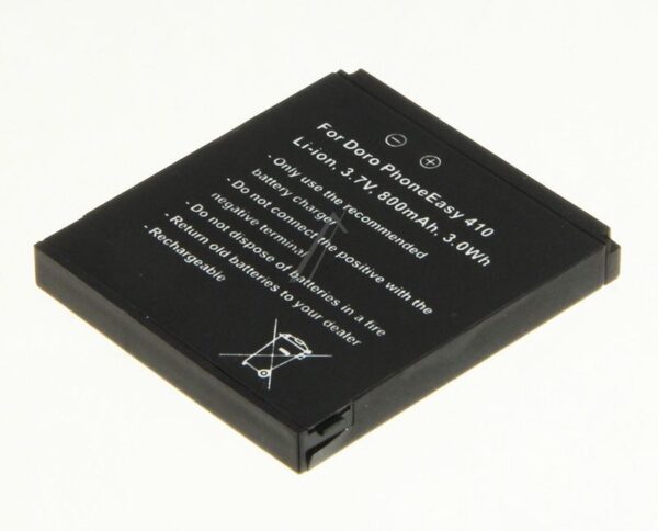 3,7V-800MAH AKKU FÜR DORO PHONEEASY 410 LI-ION