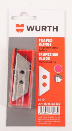 071566122 TRAPEZKLINGE 10 STÜCK (17X55X0,6MM)